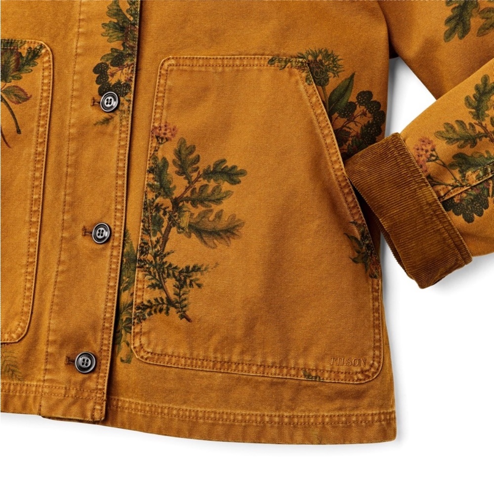 Filson Women’s Canvas Barn Coat – Botanical Flower ❀ Size S | NWT - Picture 6 of 11